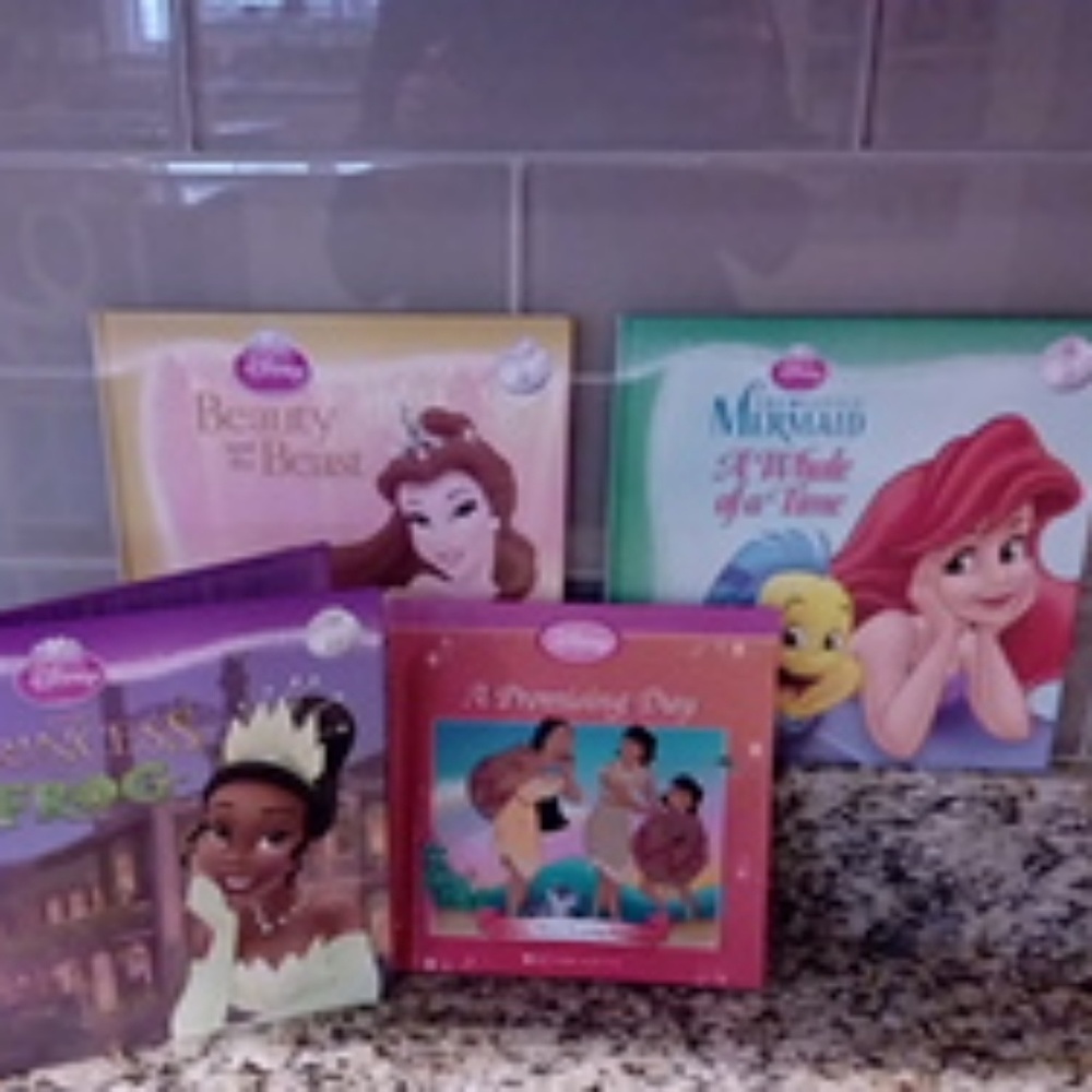 4 Disney Princess Books